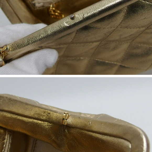 CHANEL Gold Shoulder Bag - Picture 7 of 10